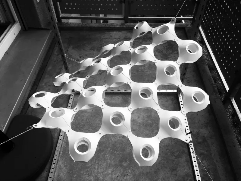 Tensile Curved-Fold Panels
